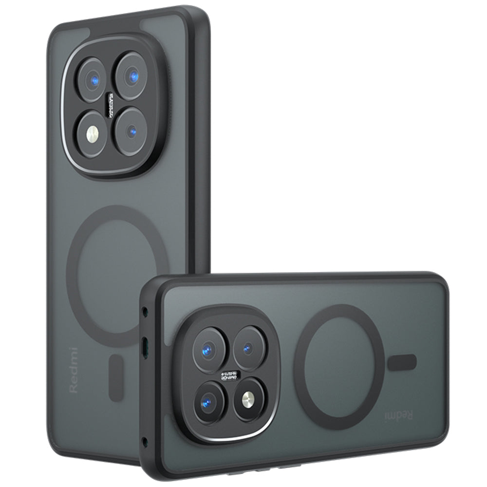 MagSafe Case for Xiaomi Poco X7 / Note 14 Pro 5G, Techsuit, PureFrost, Black