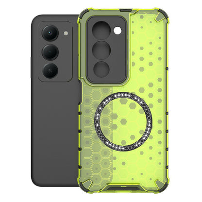 MagSafe Case for Xiaomi Redmi 15 5G / 15 4G, Techsuit, HoneyComb Shield, Green