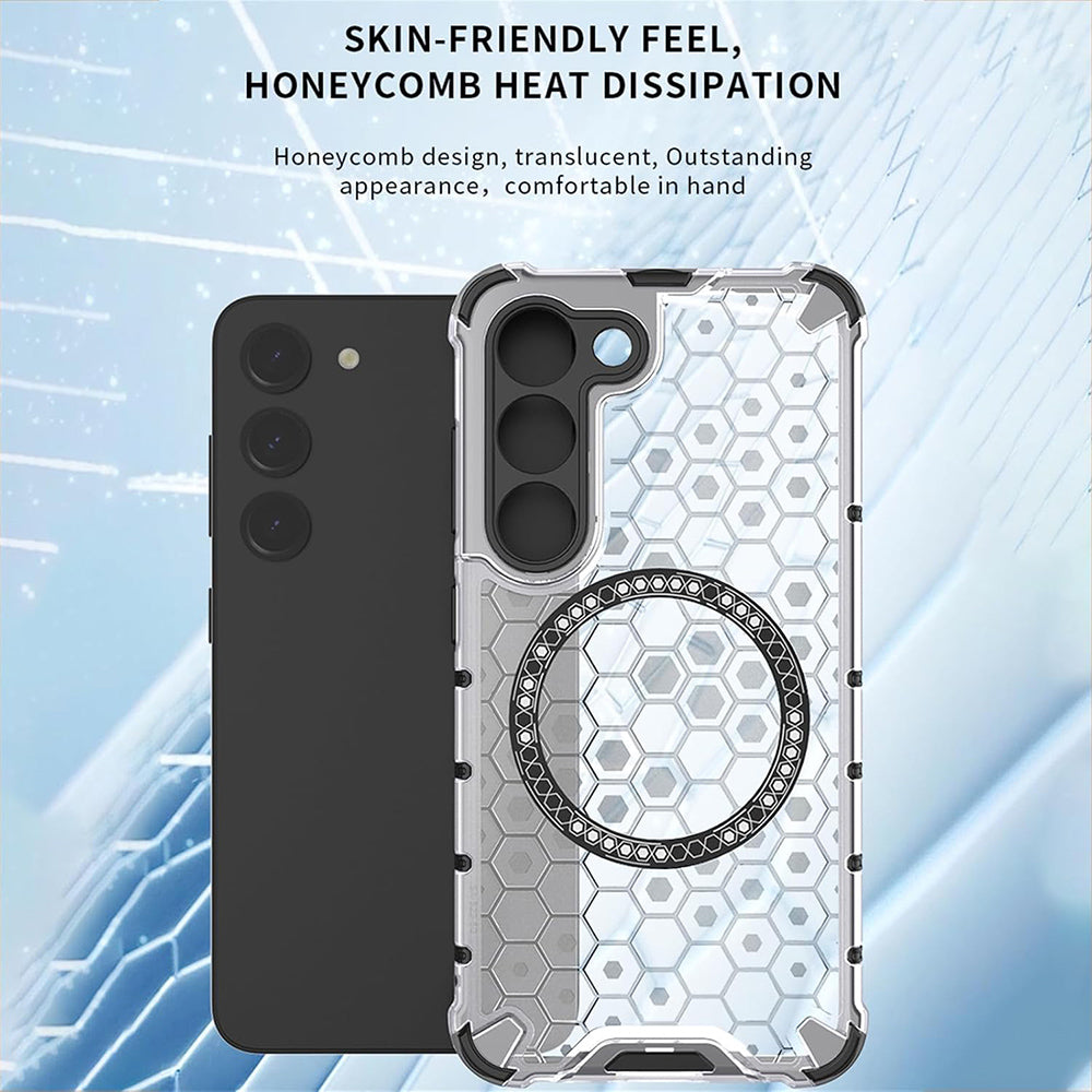 MagSafe Case for Xiaomi Redmi A3x / A3, Techsuit, HoneyComb Shield, Black