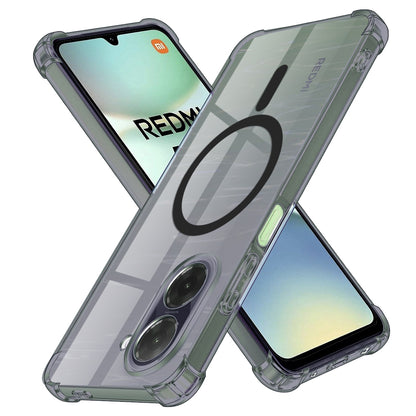 MagSafe Case for Xiaomi Redmi A5 4G (Standard), Techsuit, Shockproof Clear, Smoke