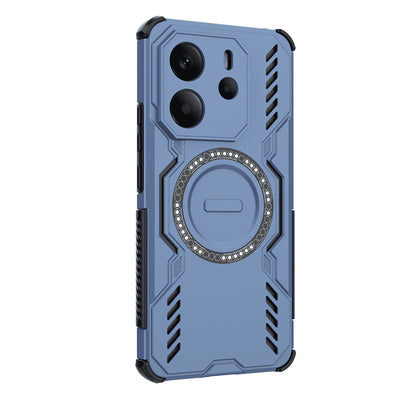MagSafe Case for Xiaomi Redmi Note 14 4G (Regional), Techsuit, ArmorMag, Blue