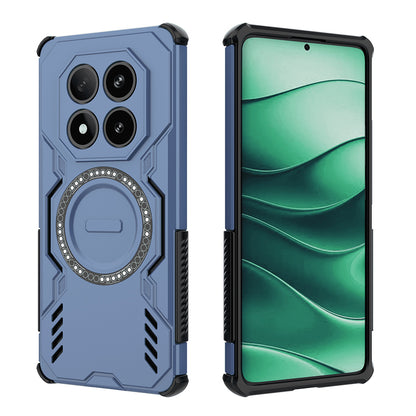 MagSafe Case for Xiaomi Redmi Note 14 Pro 4G, Techsuit, ArmorMag, Blue