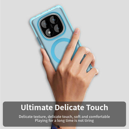 MagSafe Case for Xiaomi Redmi Note 14 Pro 4G, Techsuit, CandyCase, Blue