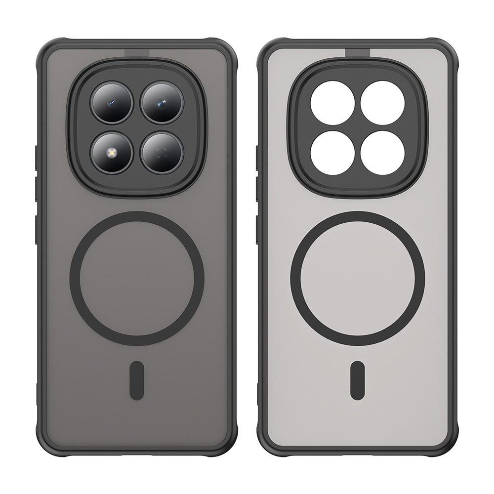 MagSafe Case for Xiaomi Redmi Note 15 Pro 4G, Techsuit, HaloFrost II, Black