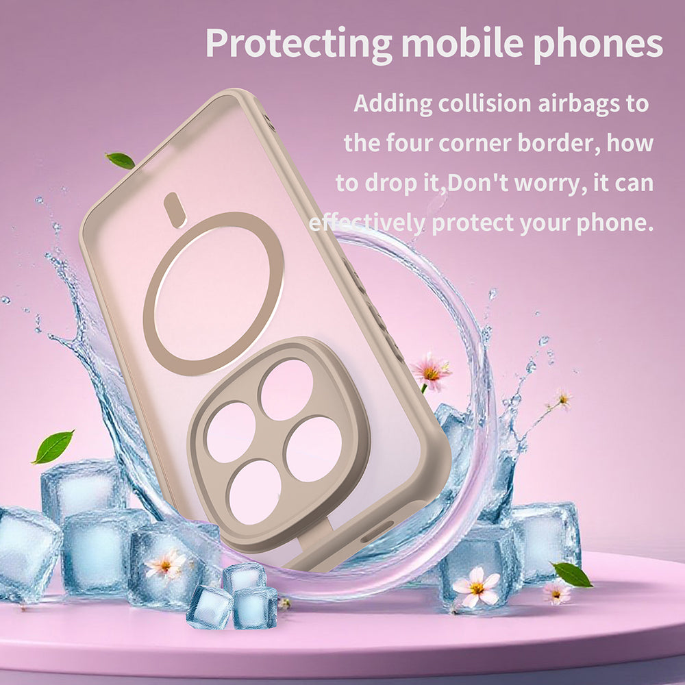 MagSafe Case for Xiaomi Redmi Note 15 Pro 5G, Techsuit, HaloFrost II, Gold