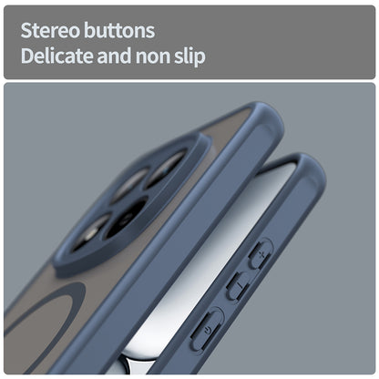 MagSafe Case for Xiaomi Redmi Note 15 Pro 5G, Techsuit, HaloFrost II, Navy Blue