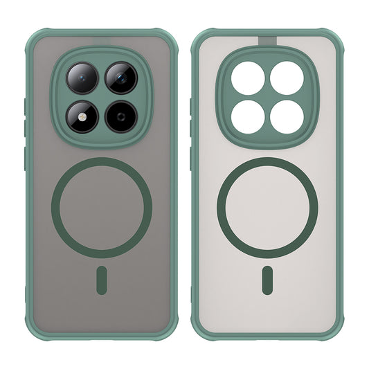 MagSafe Case for Xiaomi Redmi Note 15 Pro 5G, Techsuit, HaloFrost II, Green