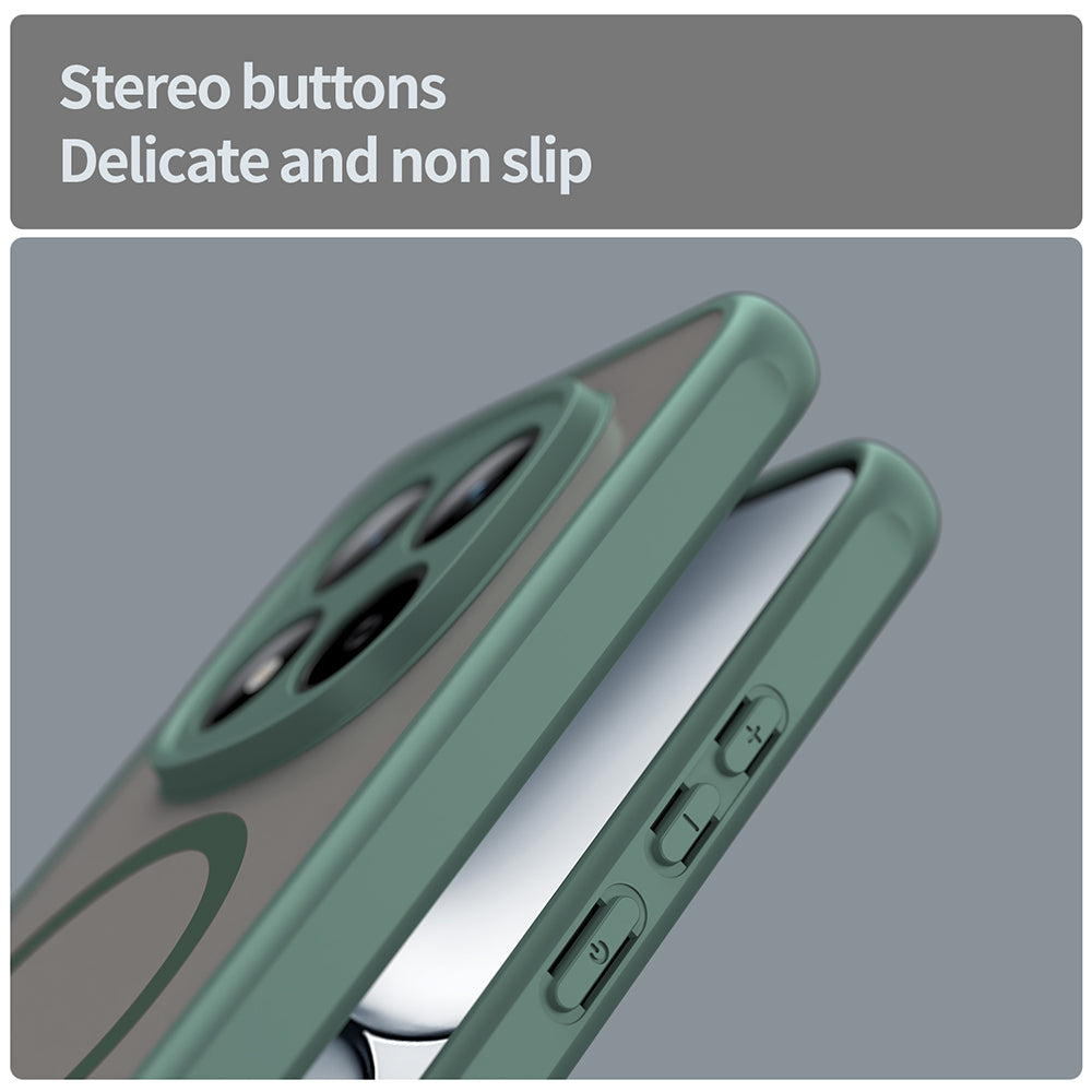 MagSafe Case for Xiaomi Redmi Note 15 Pro 5G, Techsuit, HaloFrost II, Green