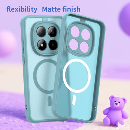 MagSafe Case for Xiaomi Redmi Note 15 Pro 5G, Techsuit, HaloFrost II, Light Green