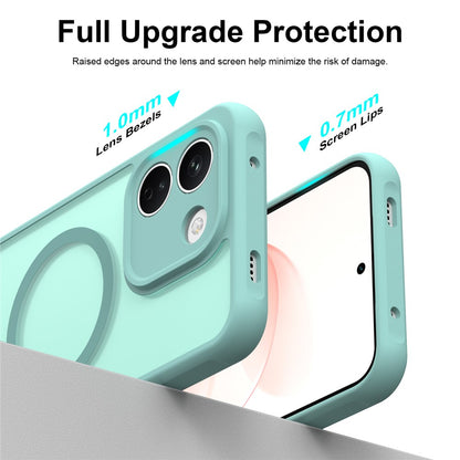 MagSafe Case for Xiaomi Redmi Note 17 4G / Note 17 5G, Techsuit, HaloFrost II, Light Green