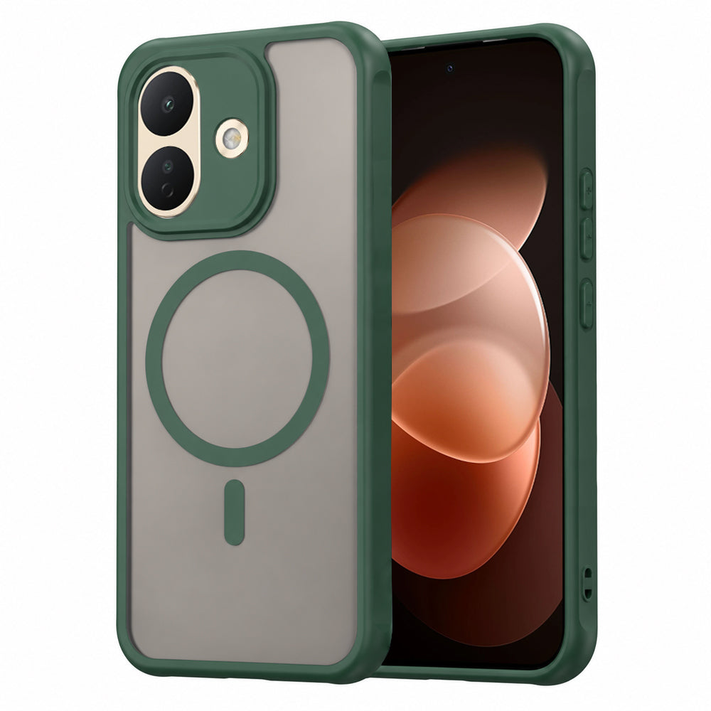 MagSafe Case for Xiaomi Redmi Note 17 Pro, Techsuit, HaloFrost II, Green