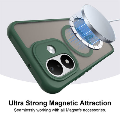 MagSafe Case for Xiaomi Redmi Note 17 Pro, Techsuit, HaloFrost II, Green