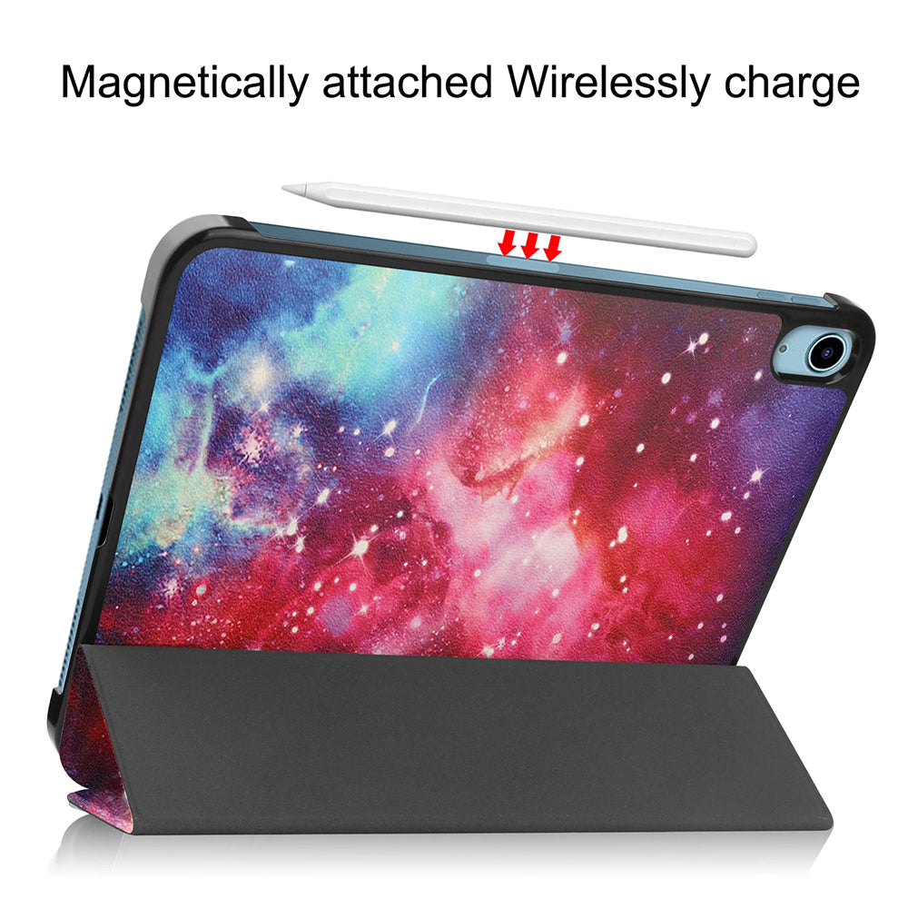Case for Apple iPad (2025) / (2022), Techsuit, FoldPro Butterfly, Multicolor