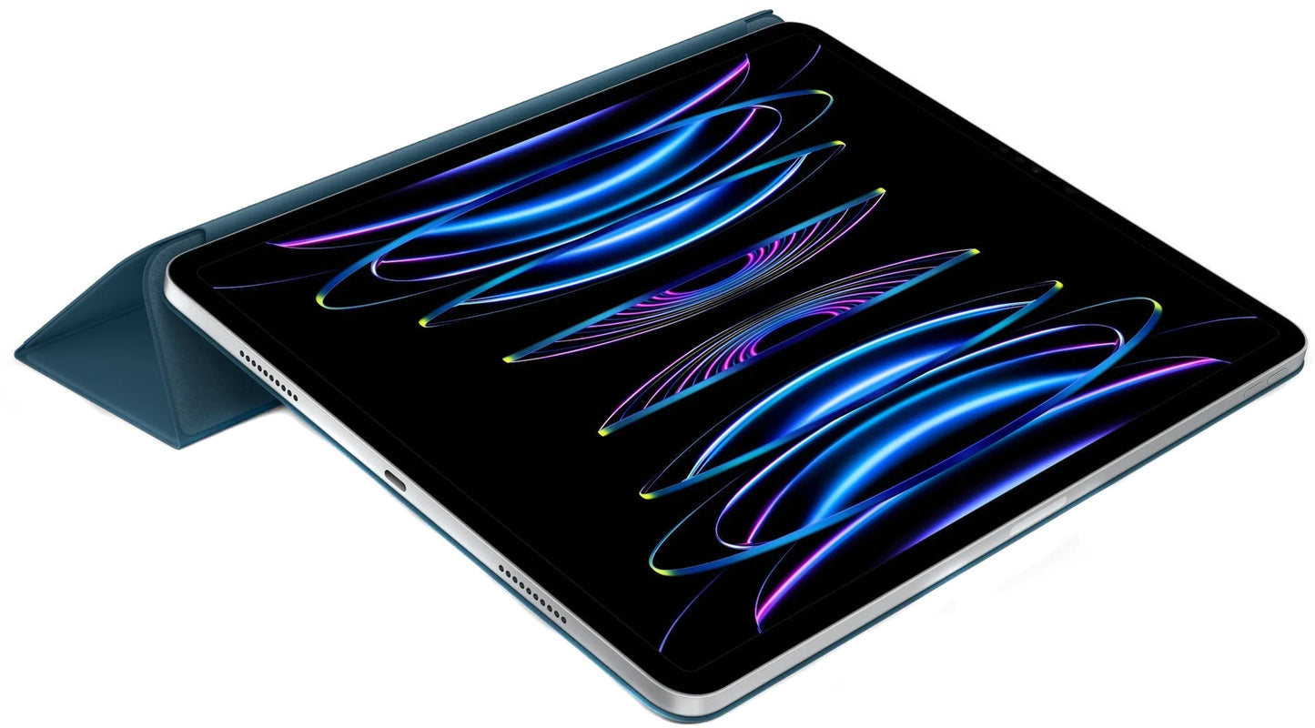 Case for Apple iPad Pro 12.9 (2022) / Pro 12.9 (2021) / Pro 12.9 (2020) / Pro 12.9 (2018), Smart Folio, Blue MQDW3ZM/A