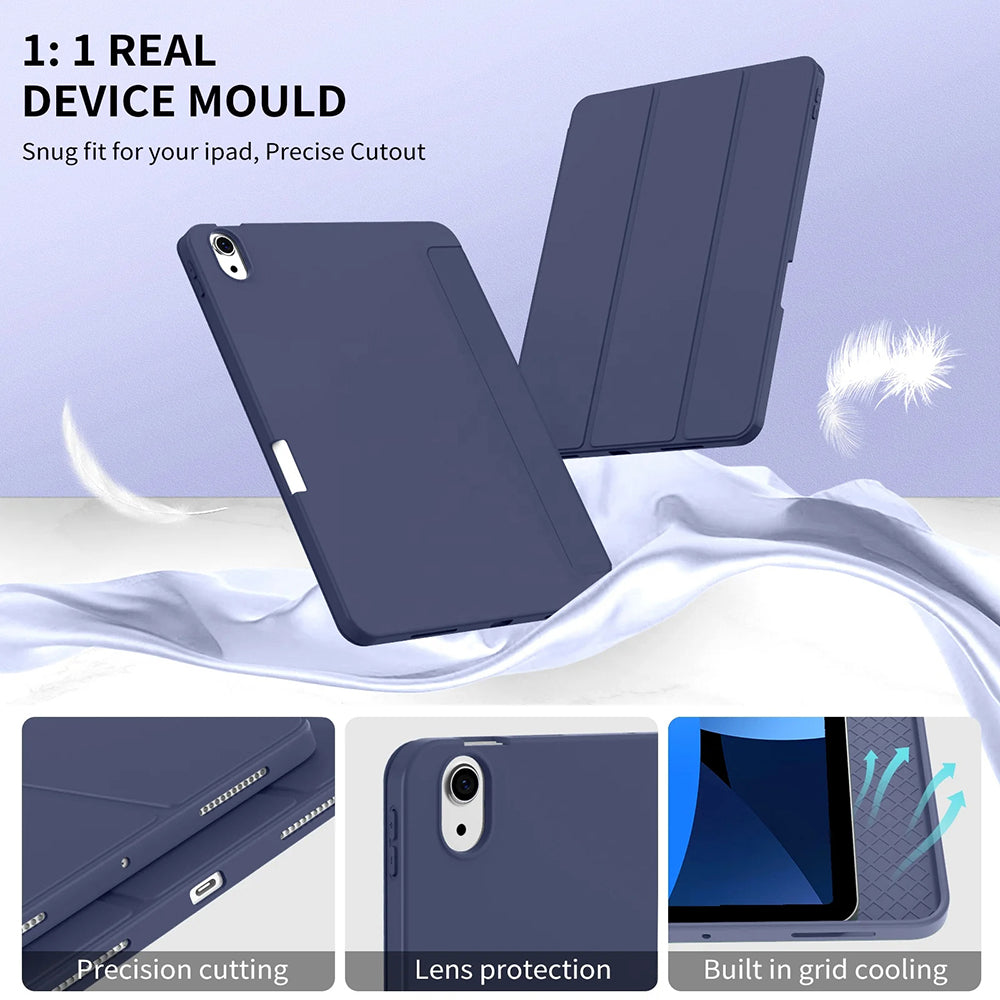 Case for Apple iPad Air 11 (2026) / iPad Air 11 (2025) / Air 11 (2024), Techsuit, Flex Trifold, Purple
