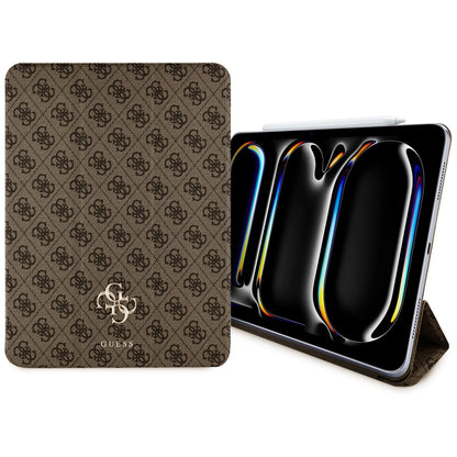 Case for Apple iPad Pro 11 (2024), Guess, 4G Big Logo, Brown