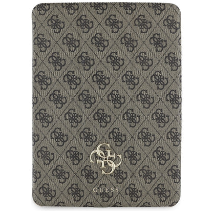 Case for Apple iPad Pro 11 (2024), Guess, 4G Big Logo, Brown