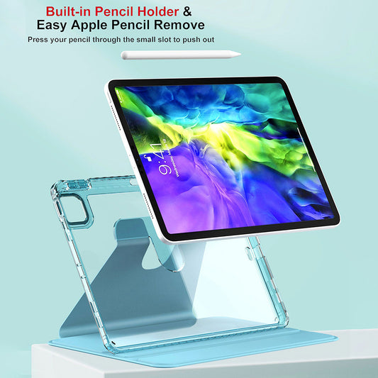 Case for Apple iPad Pro 11 (2024), Techsuit, Crystal Vision, Purple