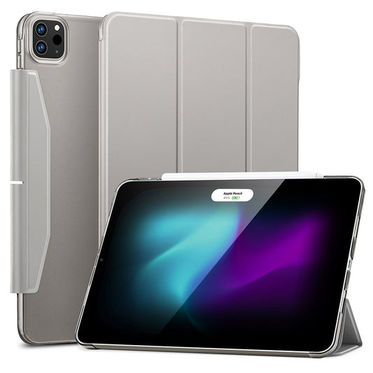 Case for Apple iPad Pro 13 (2024), ESR, Ascend Trifold, Gray