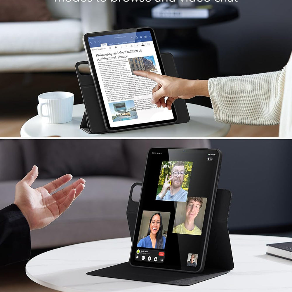 Case for Apple iPad Pro 13 (2024), ESR, Rebound Hybrid, Gray