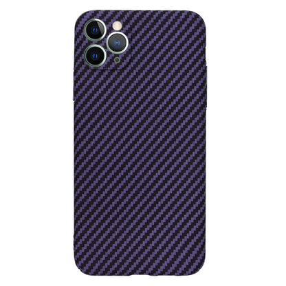 Case for Apple iPhone 11 Pro Max, Techsuit, Carbonite FiberShell, Purple