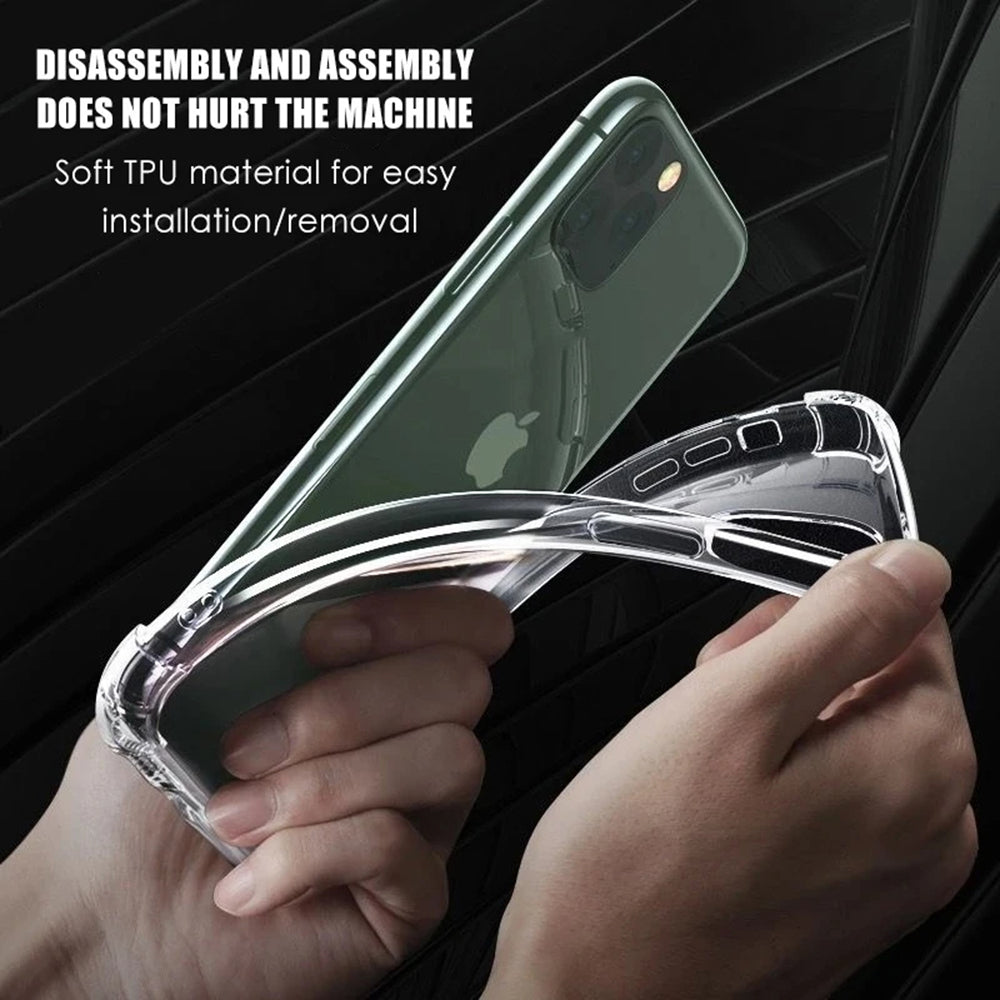 Case for Apple iPhone 11 Pro Max, Techsuit, Shockproof Clear, Transparent