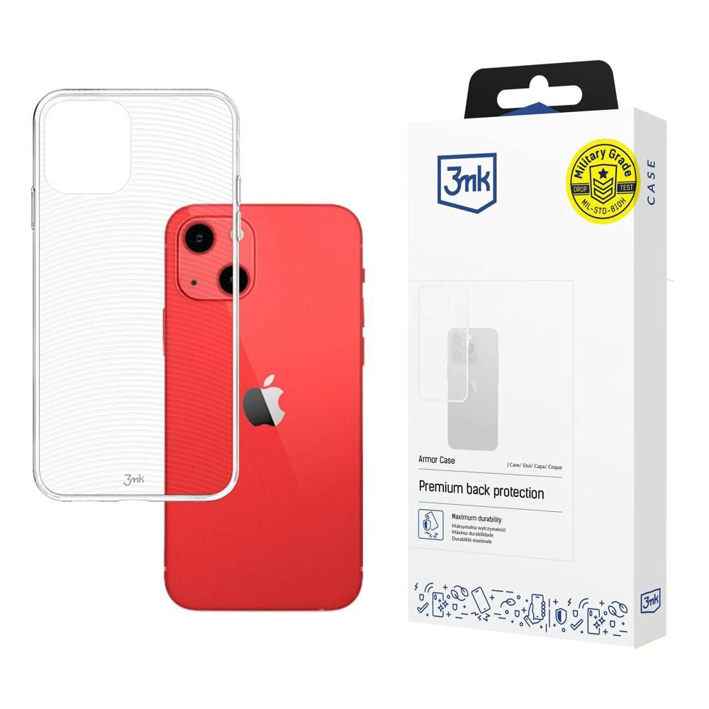 Case for Apple iPhone 13, 3MK, Armor, Transparent