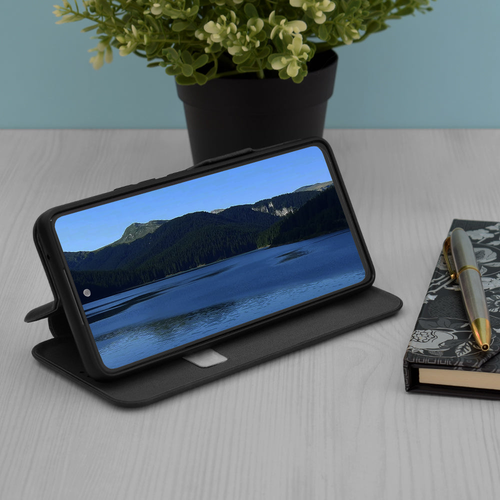 Case for Apple iPhone 13 Pro Max, Techsuit, Safe Wallet Plus, Black