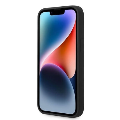 Case for Apple iPhone 14 Plus, Karl Lagerfeld, Ikonik Karl Silicone, Black