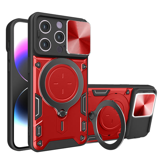 Case for Apple iPhone 14 Pro, Techsuit, CamGuard Pro, Red