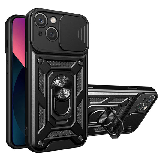 Case for Apple iPhone 14, Techsuit, CamShield, Black