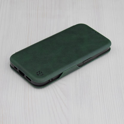 Case for Apple iPhone 15 Plus, Techsuit, Safe Wallet Plus, Green