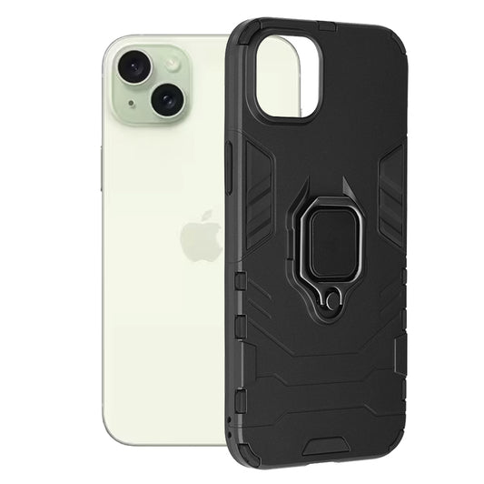 Case for Apple iPhone 15 Plus, Techsuit, Shield, Black