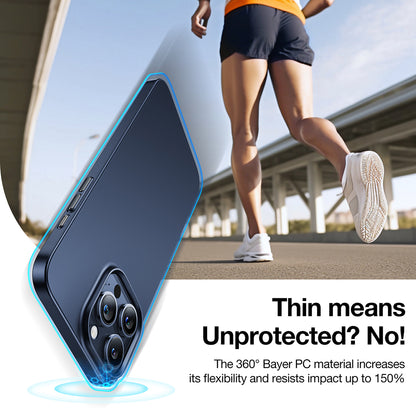 Case for Apple iPhone 15 Pro, Torras, OriginFit, Navy Blue