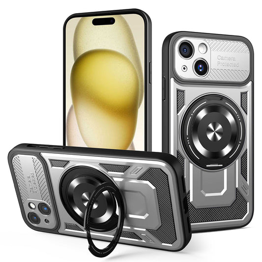 Case for Apple iPhone 15, Techsuit, RuggedCam, Gray