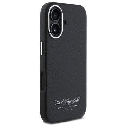 Case for Apple iPhone 16, Karl Lagerfeld, RSG, Black