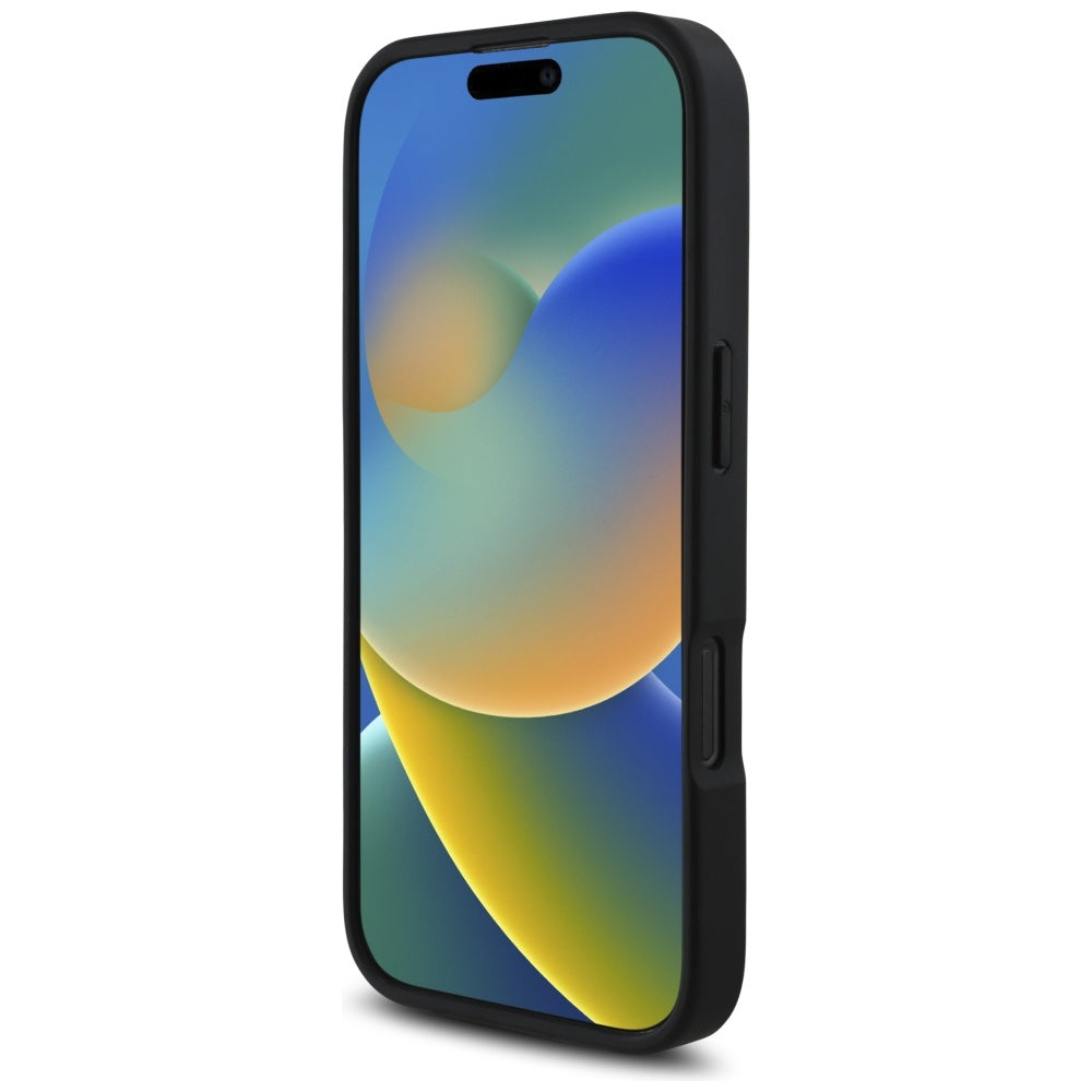 Case for Apple iPhone 16 Pro, Karl Lagerfeld, Grained Cardslots, Black