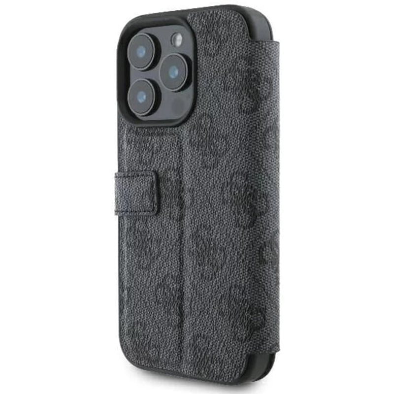 Case for Apple iPhone 16 Pro Max, Guess, 4G Book, Black
