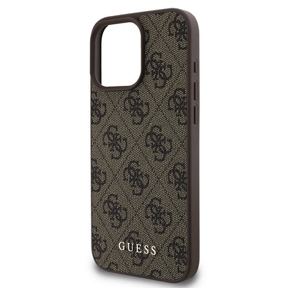 Case for Apple iPhone 16 Pro Max, Guess, 4G Classic, Black