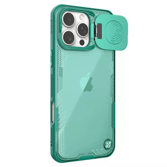 Case for Apple iPhone 16 Pro Max, Nillkin, Iceblade Prop (w/o Camera Cutout), Green