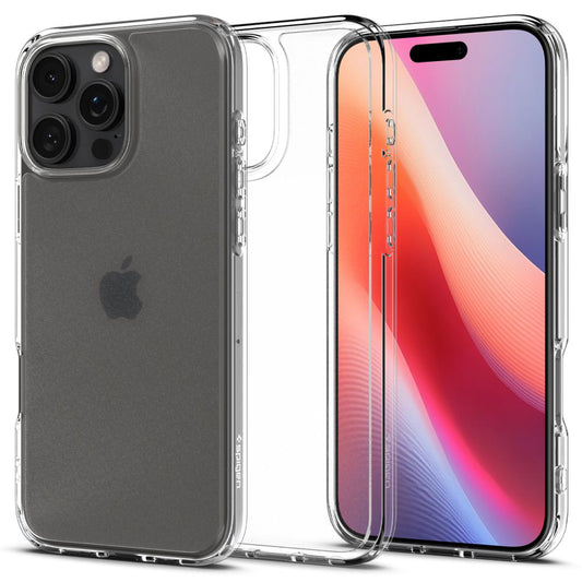 Case for Apple iPhone 16 Pro Max, Spigen, Ultra Hybrid, Satin Transparent ACS07993