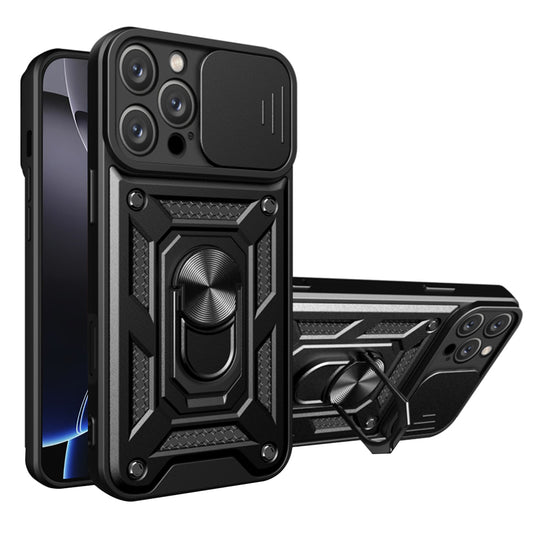 Case for Apple iPhone 16 Pro, Techsuit, CamShield, Black