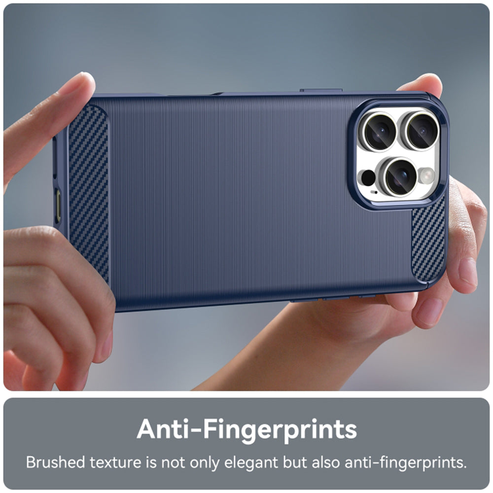 Case for Apple iPhone 16 Pro, Techsuit, Carbon, Blue