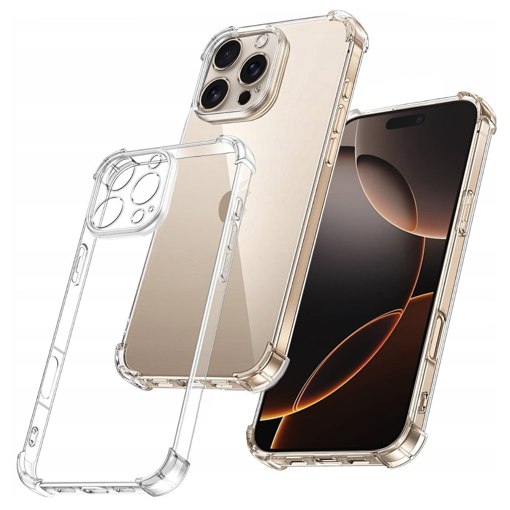 Case for Apple iPhone 16 Pro, Techsuit, Shockproof Clear, Transparent