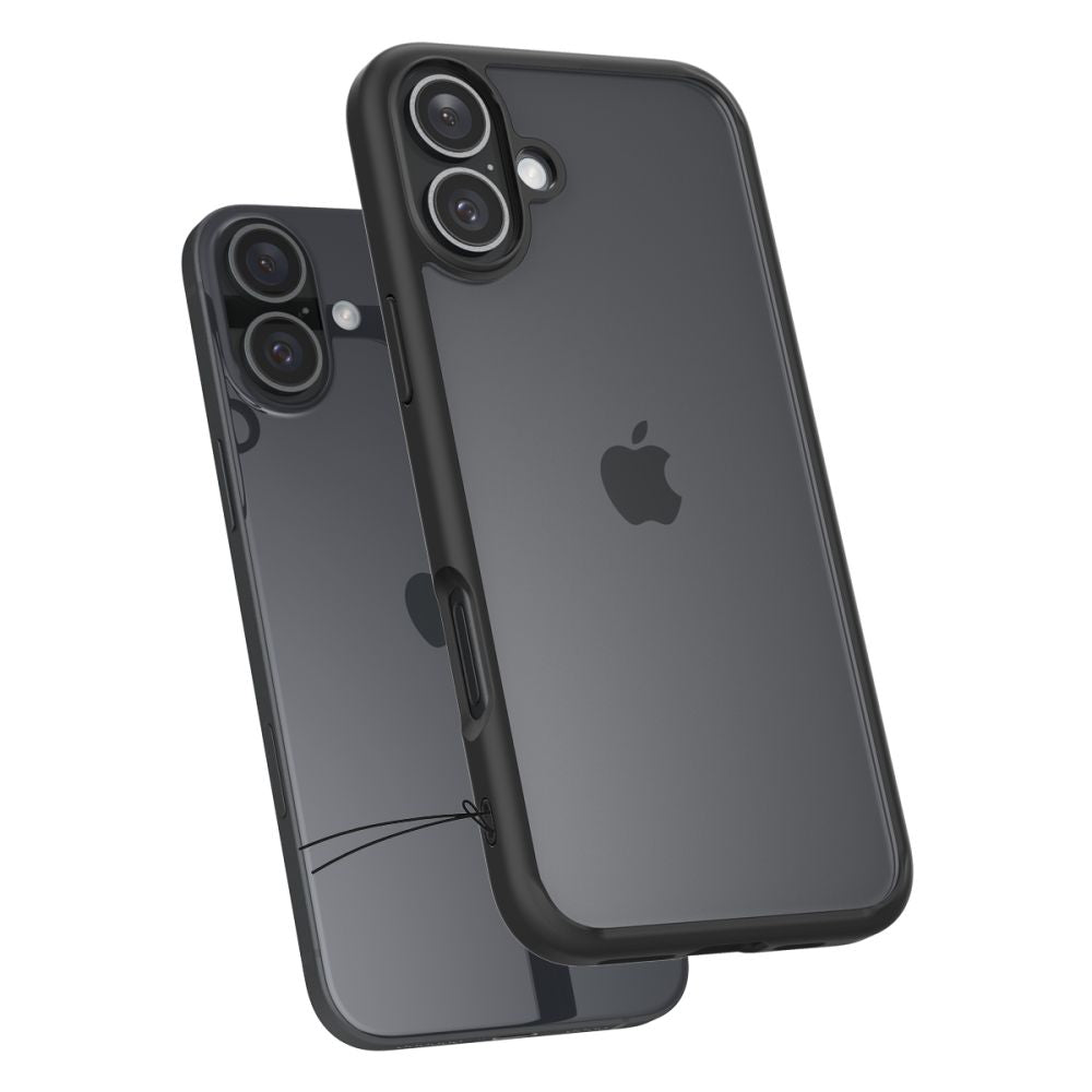 Case for Apple iPhone 16, Spigen, Ultra Hybrid, Matte Black ACS08201