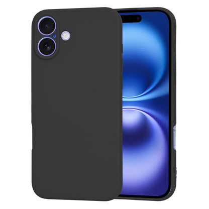 Case for Apple iPhone 16, Techsuit, SoftFlex, Black