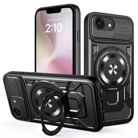Case for Apple iPhone 17e / 16e, Techsuit, RuggedCam, Black
