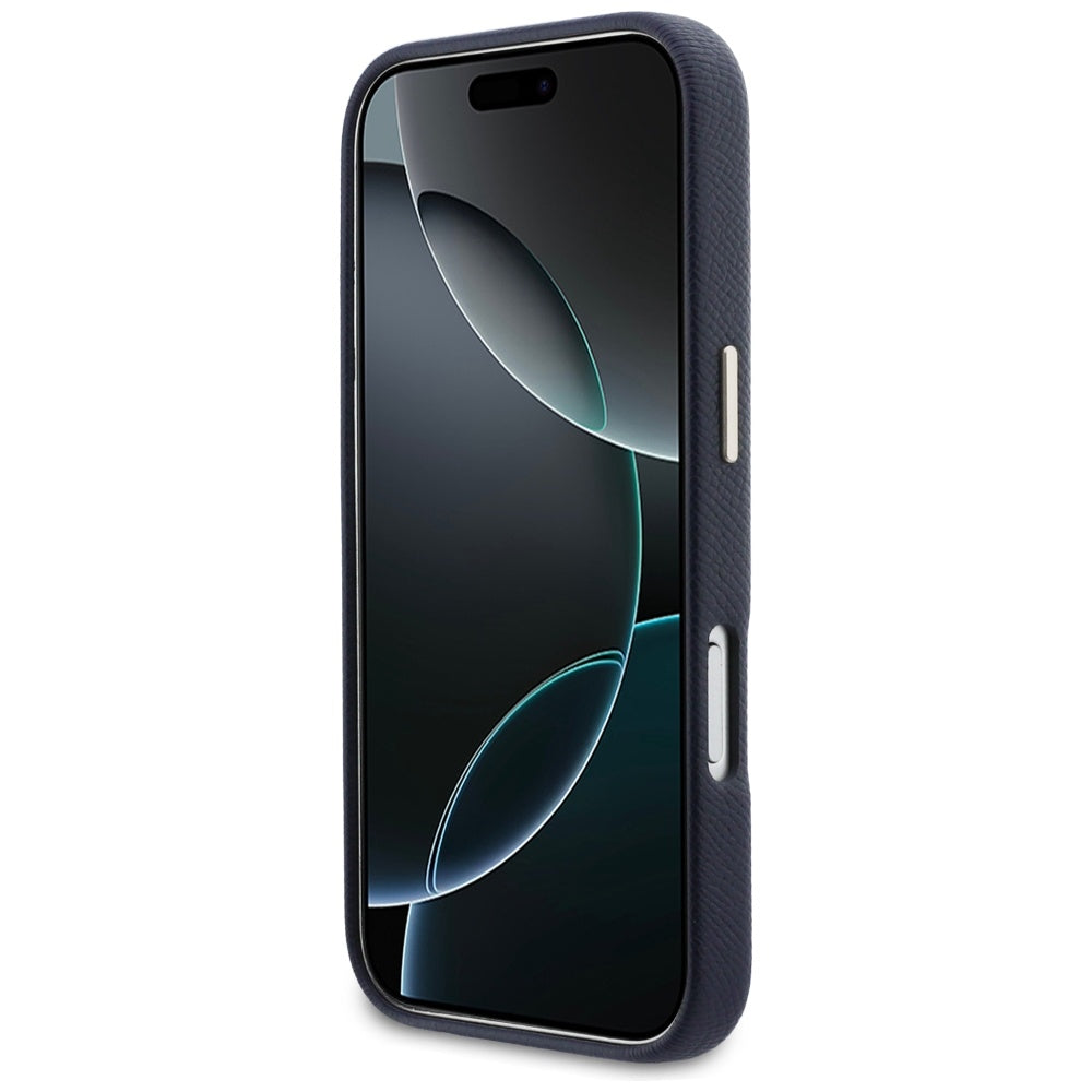 Case for Apple iPhone 17 Pro, Guess, Resin Logo, Blue