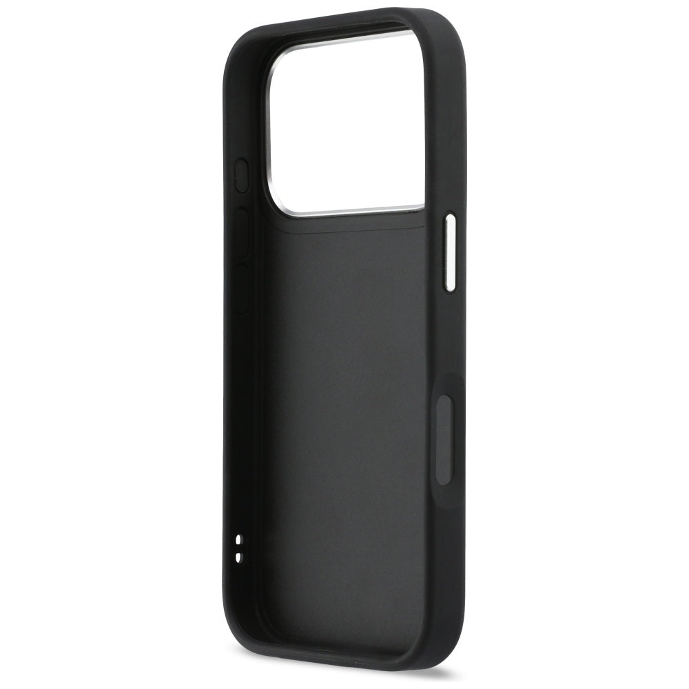 Case for Apple iPhone 17 Pro Max, Karl Lagerfeld, Karl & Choupette Print with Pocket, Black
