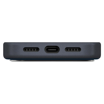 Case for Apple iPhone 17 Pro, UNIQ, Lyden Leatherette, Black Blue